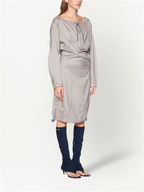 miu miu long sleeve dress